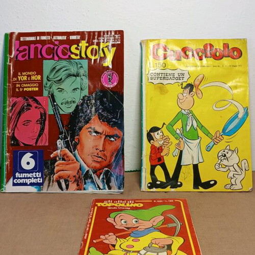 Comics used, pack of 3 issues in Italian