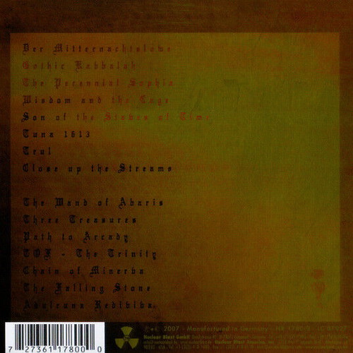 Therion Gothic Kabbalah CD used, metal