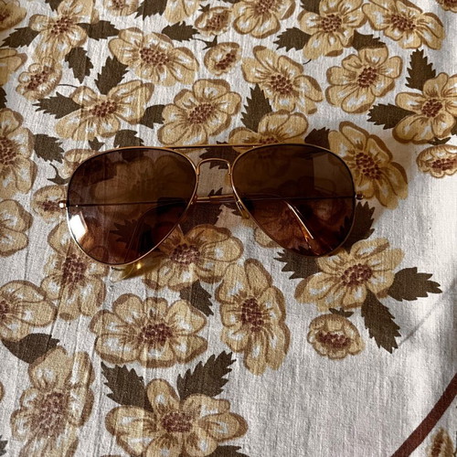 Ray Ban RB Aviator unisex sunglasses like new, beige