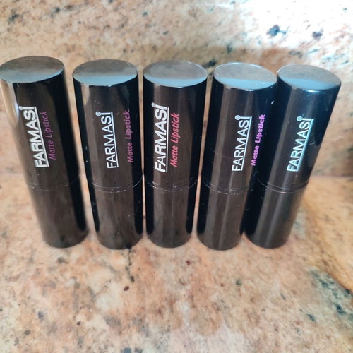 Farmasi matte lipstick used, pack of 5