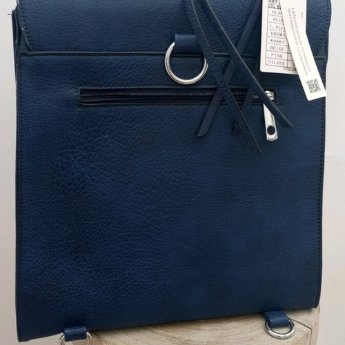 Blue envelope backpack bag new for hand and back