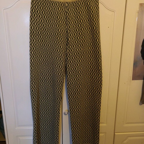 Moutaki women's pants like new, beige and green