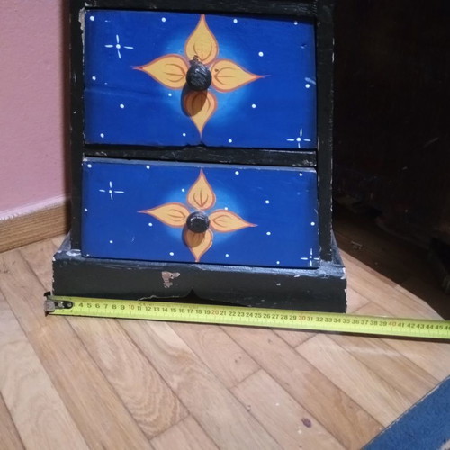 Handmade small furniture used, hand-painted