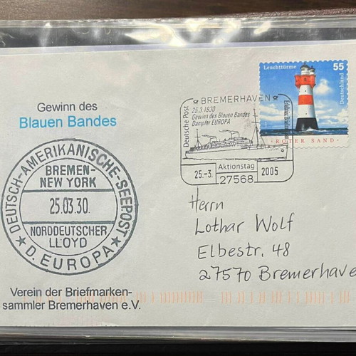 Philatelic covers from Germany like new, collection of 68 in album