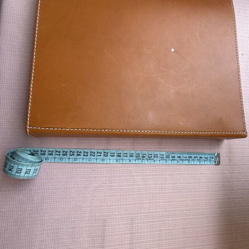 Arte & Cuoio Italian leather A4 organizer binder