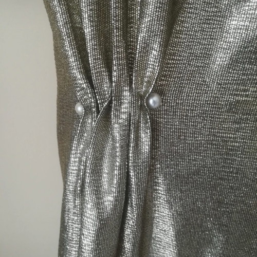 Silver blouse dress Toi&Moi S/M like new
