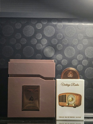 Lattafa Vintage Radio Tester Sample Eau de Parfum 3ml new