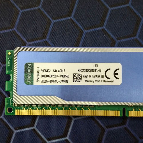Kingston HyperX Blu 4GB DDR3 RAM module 1333MHz like new