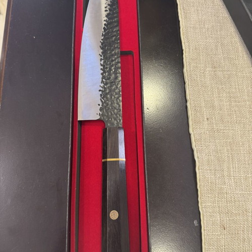 Gyoto knife 21cm new, forged 6 layers