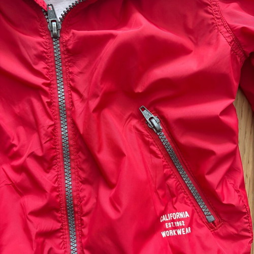 H&M jacket like new, windbreaker, size 6-7 years, red