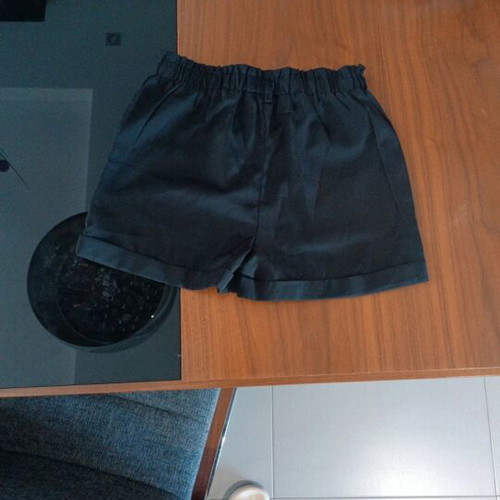 Loévia black shorts for girls age 12