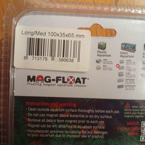 Mag-Float floating magnet aquarium cleaner