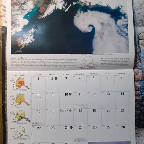 Alaska Weather Calendar 2011 used, hardcover