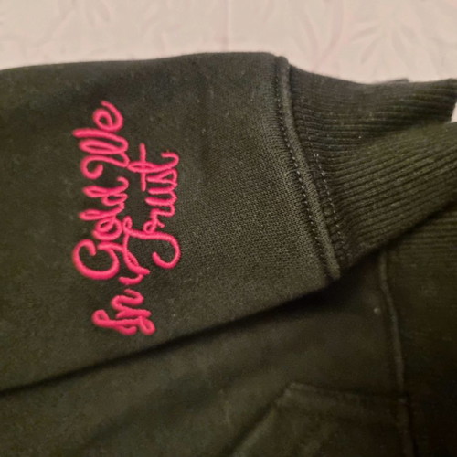 Hoodie kids new In Gold We Trust black for 10-12 years
