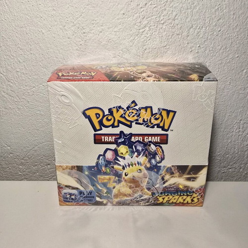 surging sparks booster box sealed Pokémon TCG: Scarlet & Violet - Surging Sparks Booster Display Box : Toys &  Games main image 1