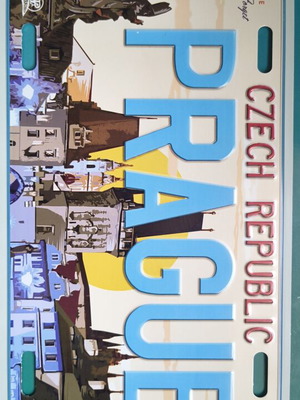 Prague Vintage Decorative European Wall Sign