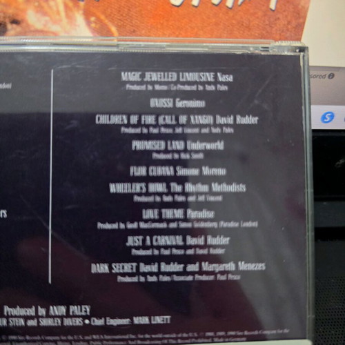 Wild Orchid movie soundtrack CD like new, electronic