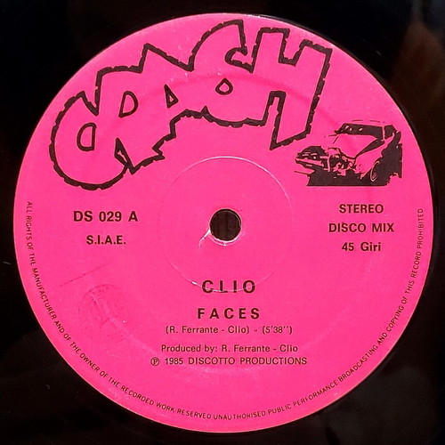 Clio Faces vinyl 12" 45 RPM used