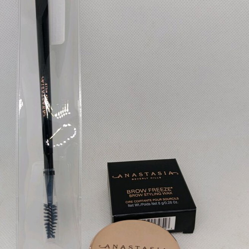Anastasia Beverly Hills Brow Freeze styling wax set with Dual Ended wax applicator new