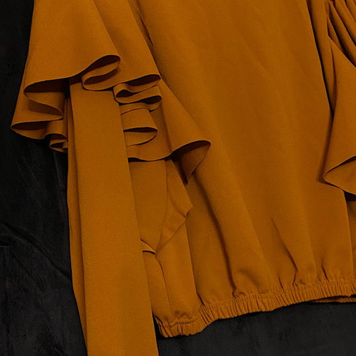 Women's cardigan with zipper mustard color, Greek product