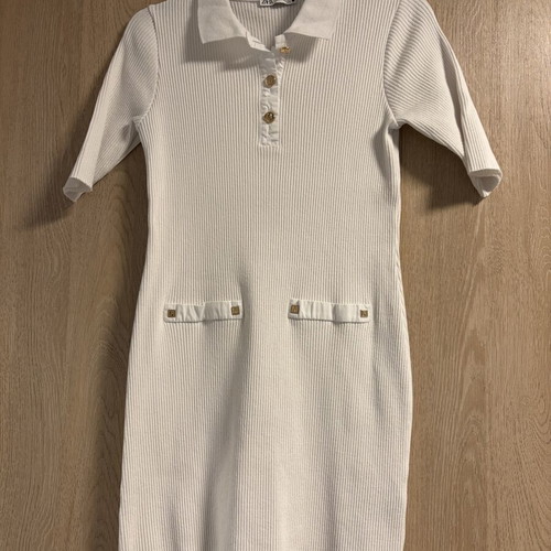 Zara white women's dress, above knee