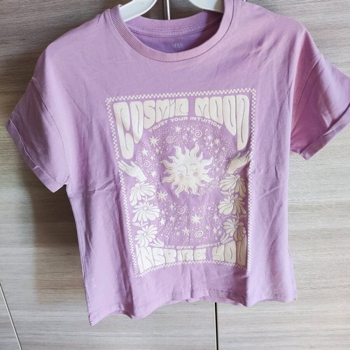 Marks & Spencer girls' blouse 9-10 years, like new, 134 cm, pink-purple