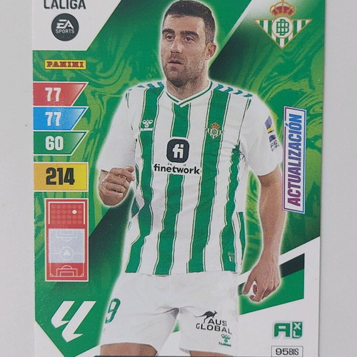 Sokratis Papastathopoulos card new, Real Betis Panini La Liga Adrenalyn 23-24