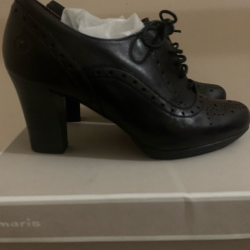 Tamaris leather pumps like new, black, size 38
