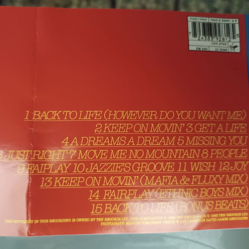 Soul II Soul Singles 88-93 CD like new, pop