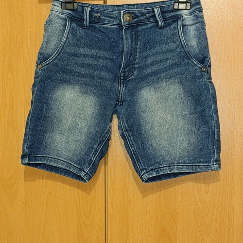 Denim shorts size 146 cm like new, blue, elastic