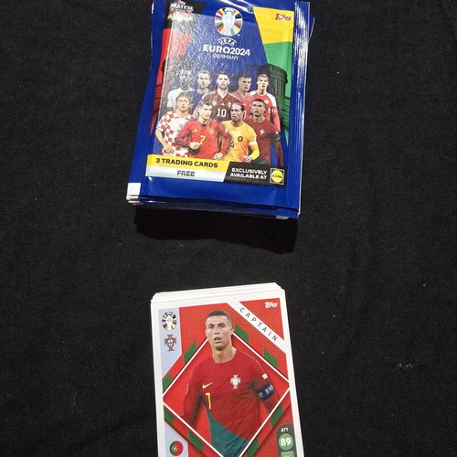 Uefa Euro 2024 36 Packs and 121 Cards New