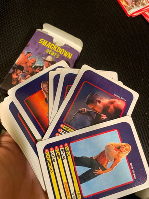 WWE cards like new, set of 63 with duplicates included