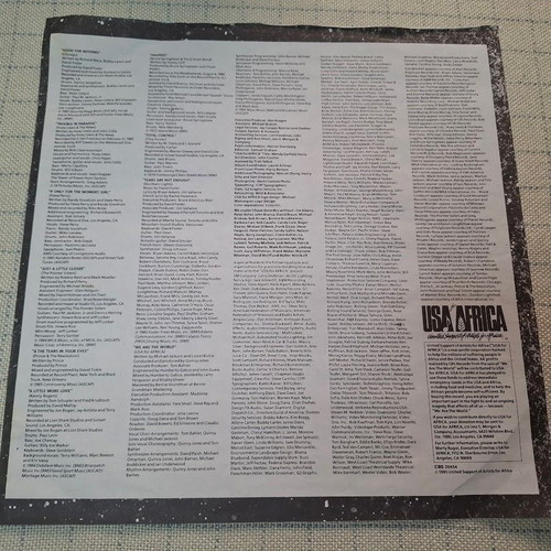 USA For Africa We Are The World LP употребяван, електронен жанр