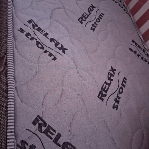 White baby cot with Relax Strom mattress