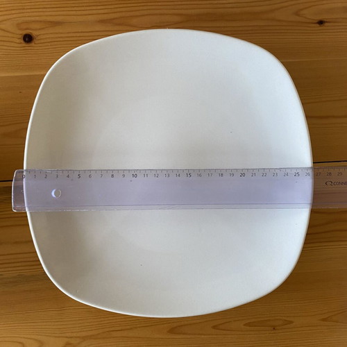 White porcelain set square 8 pieces new