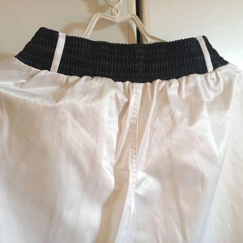 Freddy white shiny sports pants, size M or L