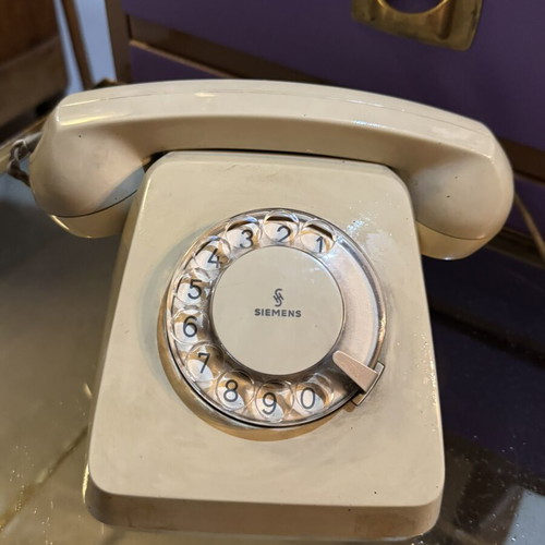 Siemens vintage telephone used, 70s-80s