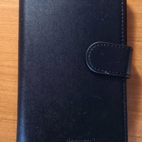 Black case/wallet with stand new