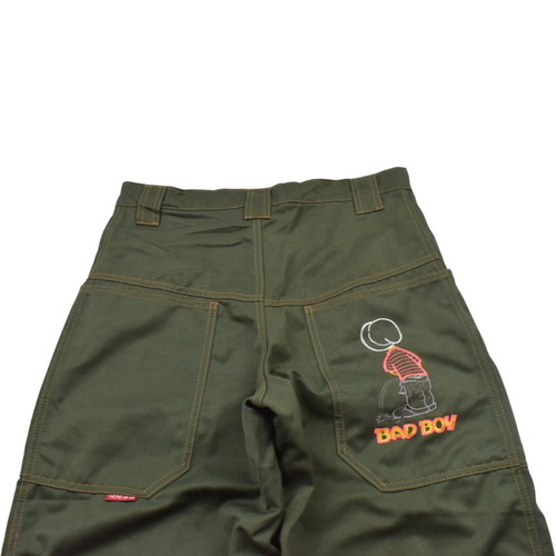 Vintage Y2K Baggy Denim Shorts Green Rap Skate Style medium used