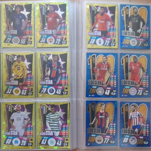 Champions League 2020-2021 Match Attax album with 422 cards like new