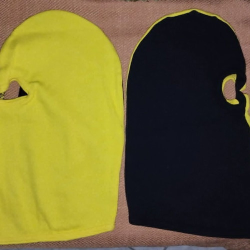 FullFace set yellow and black, like new, 2 pieces