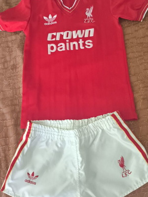 Liverpool football kit vintage Adidas 1985-87 like new authentic
