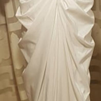 Wedding dress white new, size S