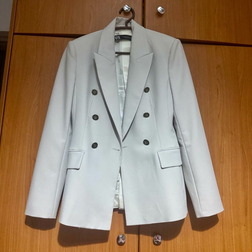 Zara jacket like new, size XS, ice gray