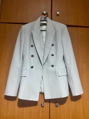 Zara jacket like new, size XS, ice gray