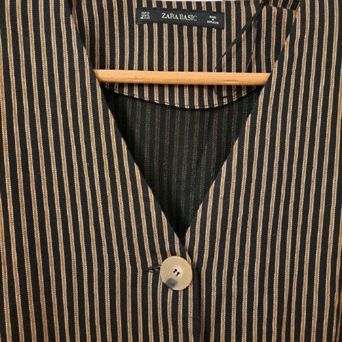 Zara One-Piece Jumpsuit New Black and Brown Size S
