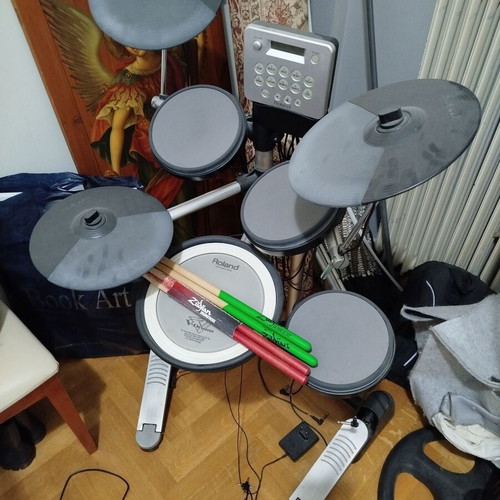 Roland VDrum HD3 electronic drums used