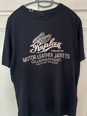 Replay men's short-sleeve t-shirt used, size Medium, blue