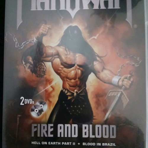 Manowar Fire And Blood double DVD used with slipcase