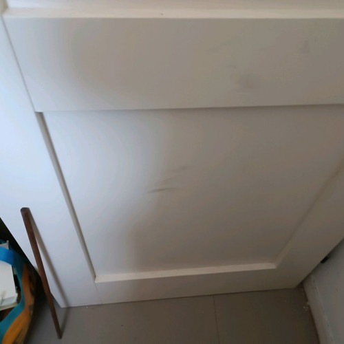 Interior door lacquered off-white used 70cm without frame